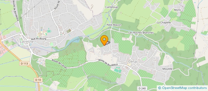 localisation de l'entreprise MAZOPA  CENAC