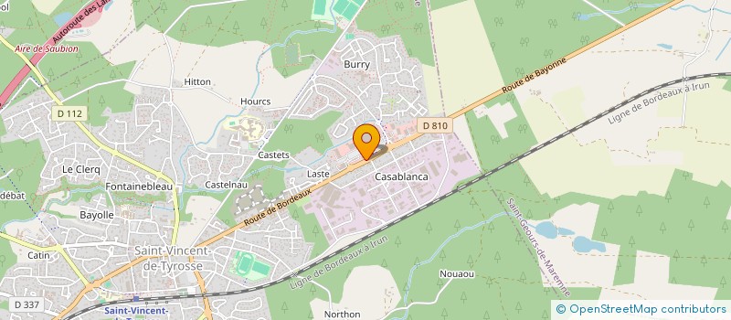 localisation de l'entreprise MAZOPTIC  SAINT-VINCENT-DE-TYROSSE