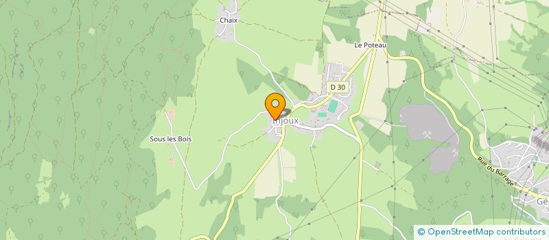 localisation de l'entreprise MAZOT  INJOUX-GENISSIAT