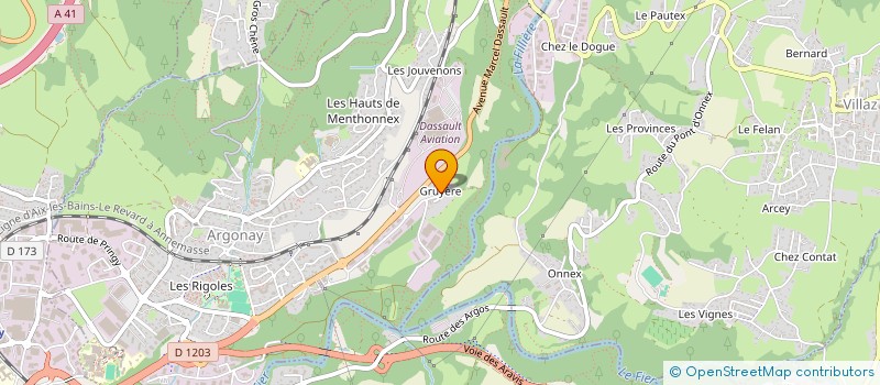 localisation de l'entreprise MAZOT PROVENCAL  ARGONAY