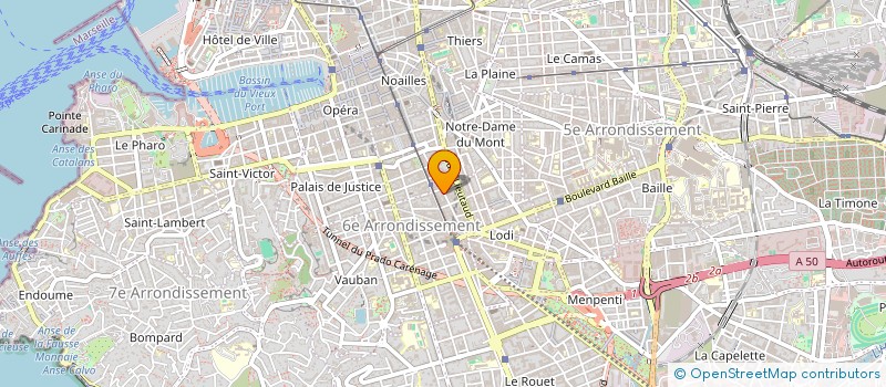 localisation de l'entreprise MAZOUILLE à MARSEILLE