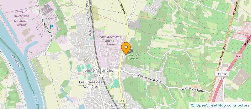 localisation de l'entreprise MAZOUNI ISMAA TAXI  SAINT-MAURICE-L'EXIL