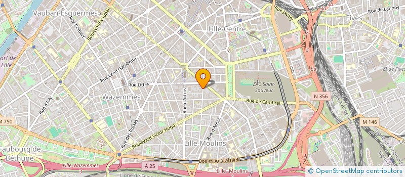 localisation de l'entreprise MAZOUT II à LILLE