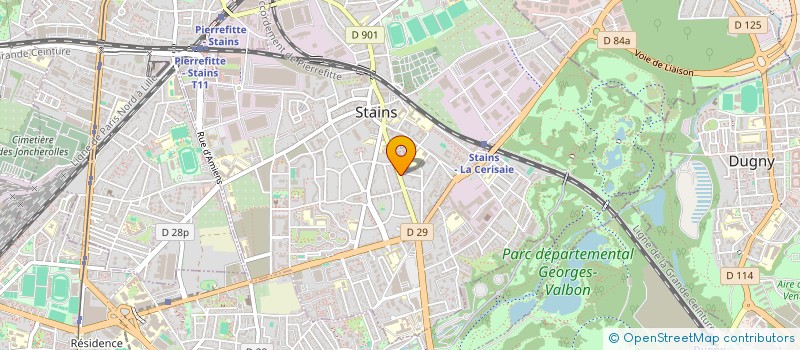 localisation de l'entreprise MAZOYA à STAINS
