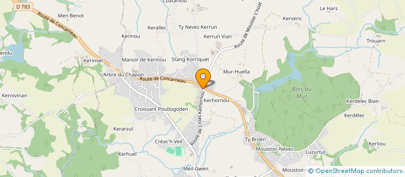 localisation de l'entreprise MAZOZEL  SAINT-EVARZEC