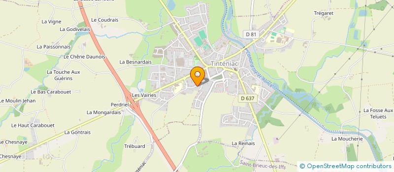 localisation de l'entreprise MAZUN  TINTENIAC