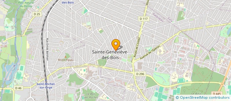 localisation de l'entreprise MAZUR à SAINTE-GENEVIEVE-DES-BOIS
