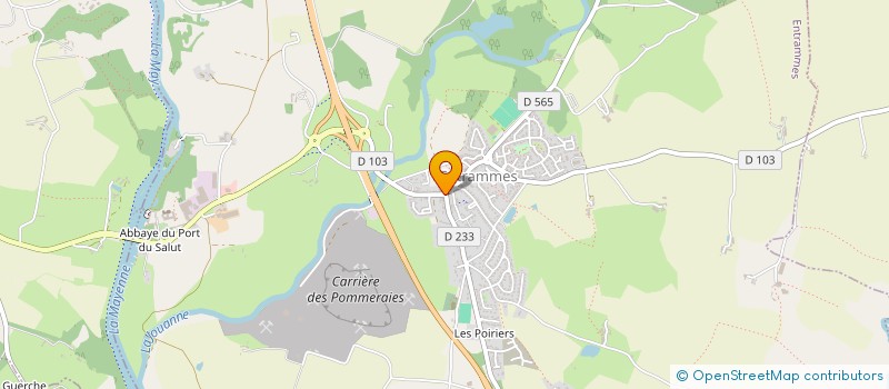 localisation de l'entreprise MAZURAIS MENARD  ENTRAMMES