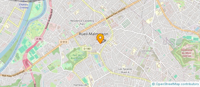 localisation de l'entreprise MAZURE RENE à RUEIL-MALMAISON