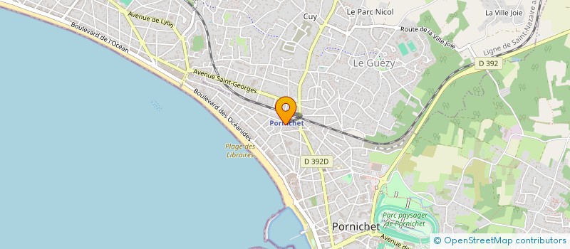 localisation de l'entreprise MAZY 120 à PORNICHET