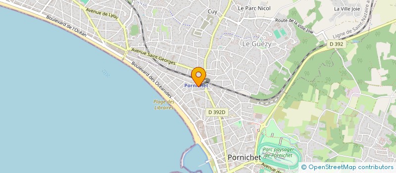 localisation de l'entreprise MAZY 133 à PORNICHET