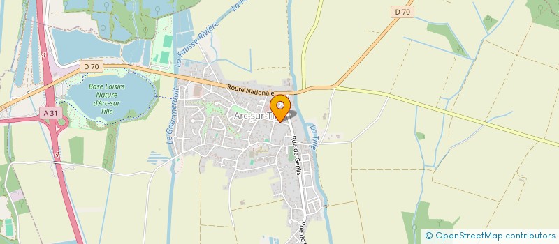 localisation de l'entreprise MAZY  ARC-SUR-TILLE