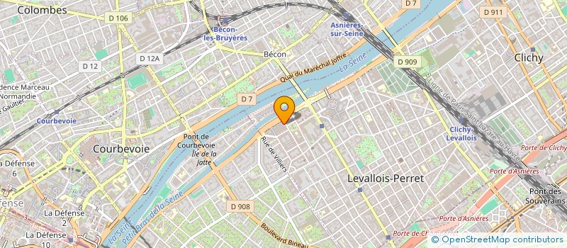 localisation de l'entreprise MAZY CORPORATION à LEVALLOIS-PERRET