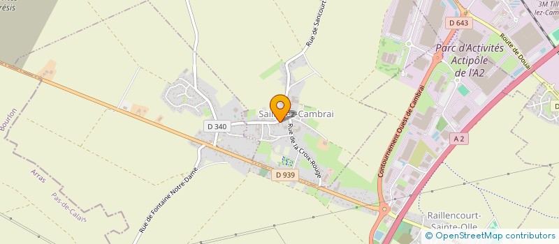 localisation de l'entreprise MAZY IMMOBILIER  SAILLY-LEZ-CAMBRAI