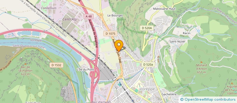 localisation de l'entreprise MAZZ&KO  VOREPPE