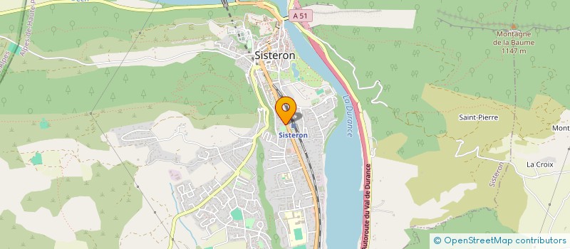 localisation de l'entreprise MAZZA ET FILS à SISTERON