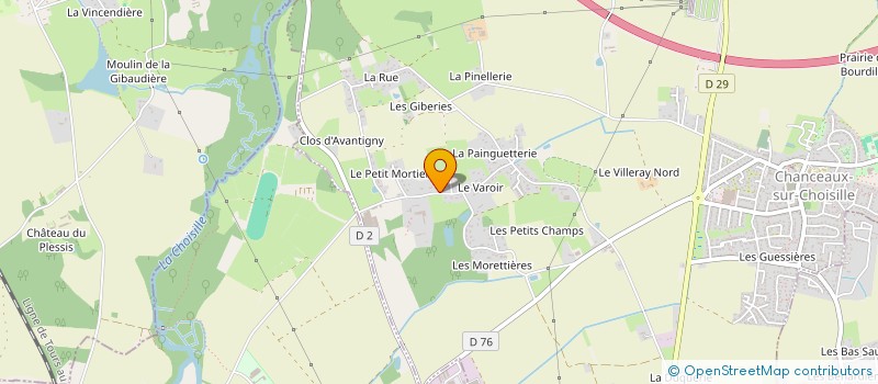 localisation de l'entreprise MAZZA L & G à CHANCEAUX-SUR-CHOISILLE