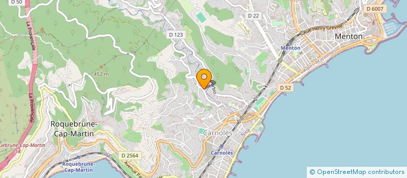 localisation de l'entreprise MAZZA LOUIS ET MARCEL à ROQUEBRUNE-CAP-MARTIN