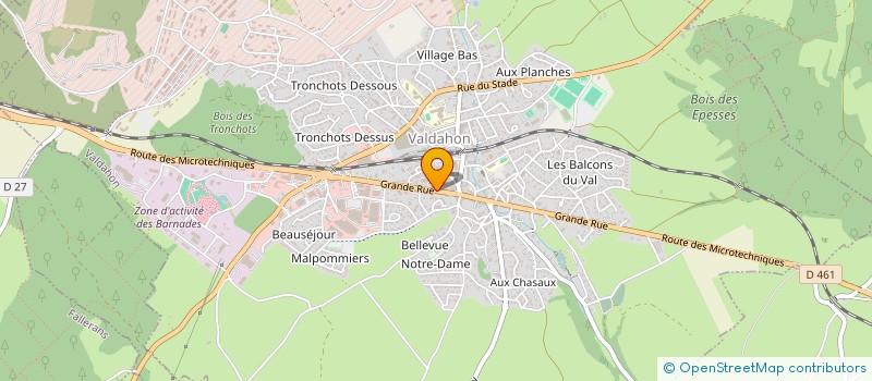 localisation de l'entreprise MAZZEO à VALDAHON
