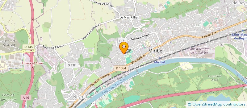localisation de l'entreprise MAZZIKA à MIRIBEL