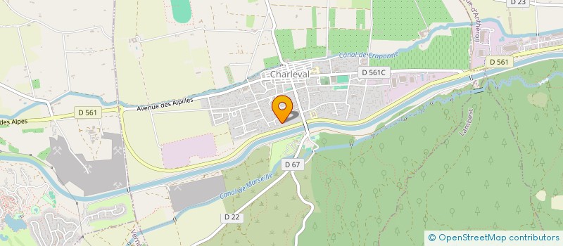 localisation de l'entreprise MAZZOLA FILS  CHARLEVAL