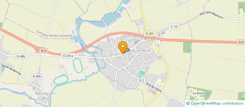 localisation de l'entreprise MAZZOSSI à ROZAY-EN-BRIE