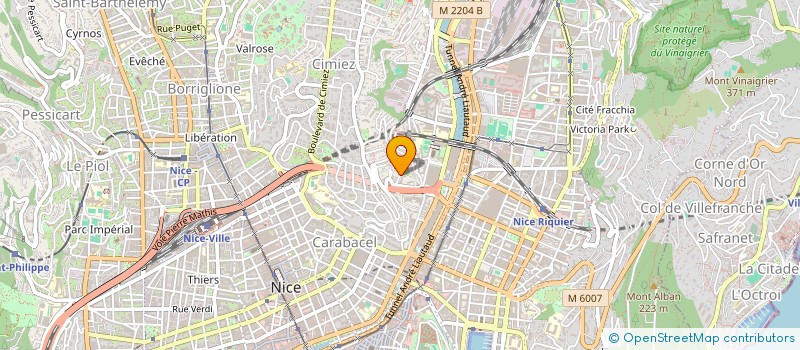localisation de l'entreprise MAZZOVIC à NICE