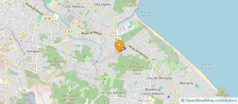 localisation de l'entreprise MAZZU  REMIRE-MONTJOLY