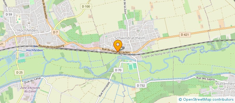 localisation de l'entreprise MB 06  SCHWINDRATZHEIM