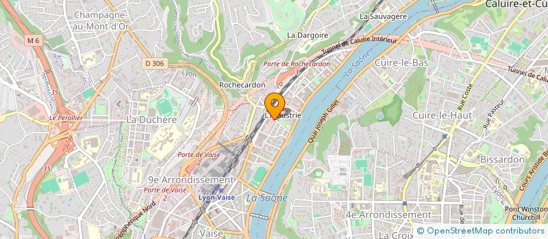 localisation de l'entreprise MB 2C  VILLEURBANNE