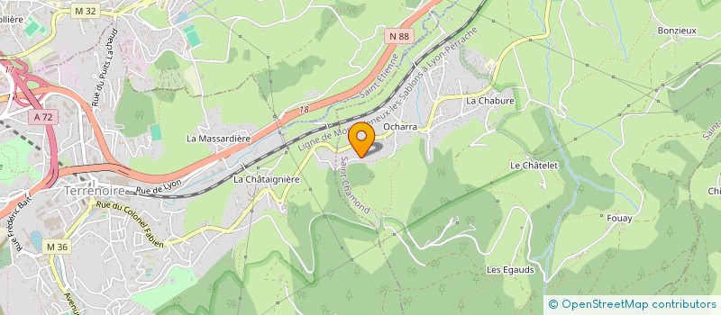 localisation de l'entreprise MB 2D  SAINT-CHAMOND