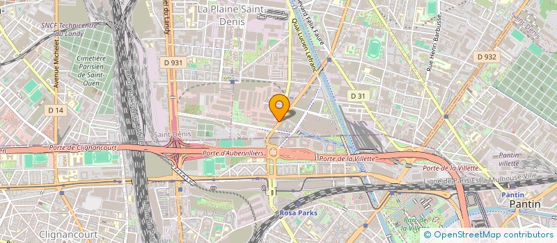 localisation de l'entreprise MB  AUBERVILLIERS