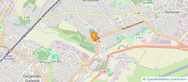 localisation de l'entreprise MB  ARNOUVILLE