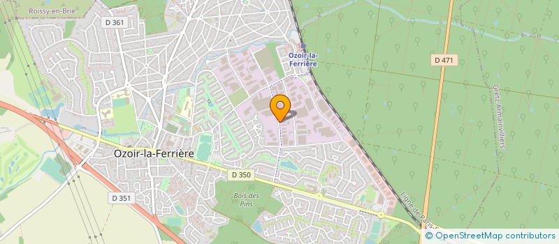 localisation de l'entreprise MB 77 à OZOIR-LA-FERRIERE