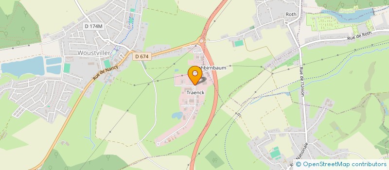 localisation de l'entreprise MB  WOUSTVILLER