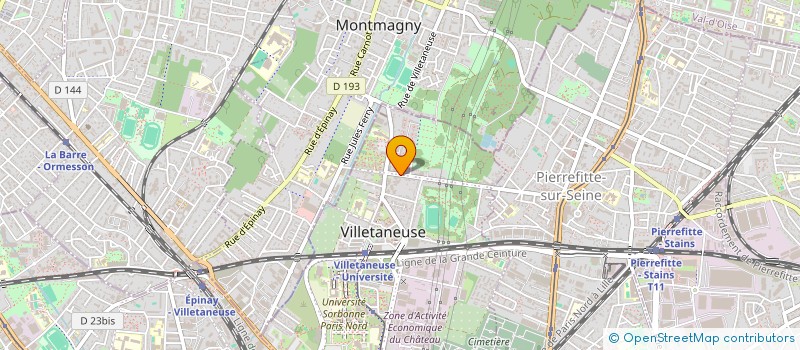 localisation de l'entreprise MB à VILLETANEUSE