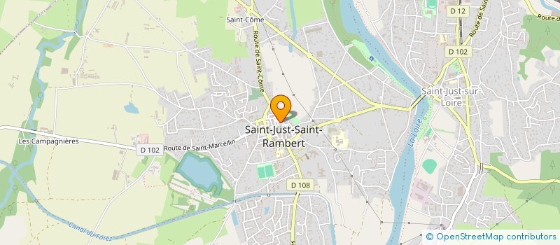 localisation de l'entreprise MB à SAINT-JUST-SAINT-RAMBERT