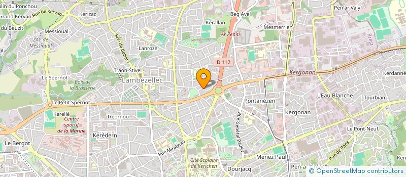 localisation de l'entreprise MB  BREST