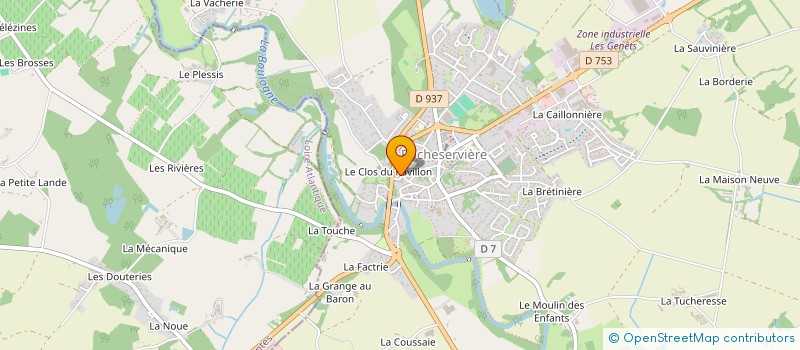 localisation de l'entreprise MB à ROCHESERVIERE