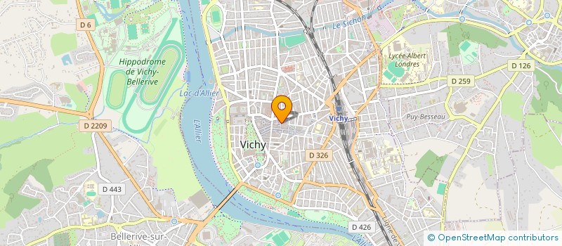 localisation de l'entreprise MB à VICHY