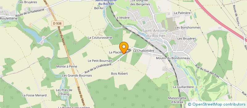 localisation de l'entreprise MB ACCOMPAGNANTE PARENTALE  SAINT-ANTOINE-DU-ROCHER