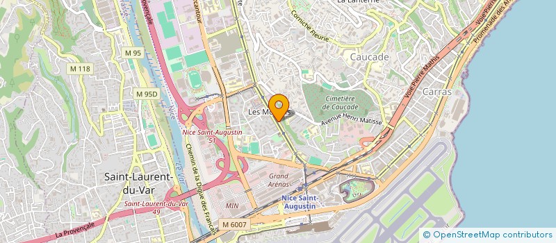 localisation de l'entreprise MB ADEAL à NICE