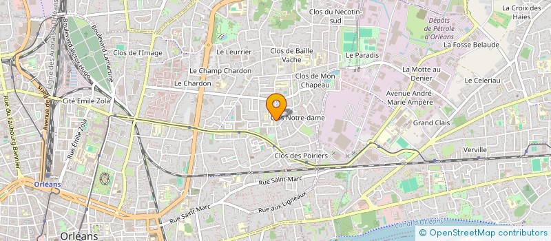 localisation de l'entreprise MB ADVICE à ORLEANS