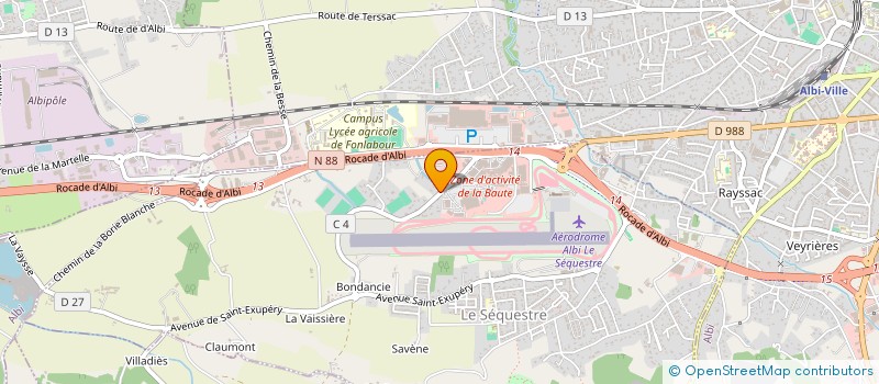 localisation de l'entreprise MB ALBI LE SEQUESTRE  LE SEQUESTRE