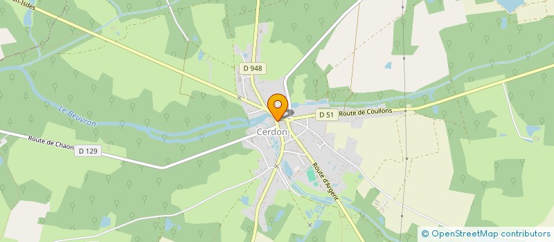 localisation de l'entreprise MB ALIMENTATION à CERDON