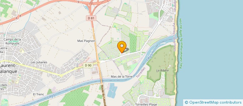 localisation de l'entreprise MB ANIMATION à LE BARCARES