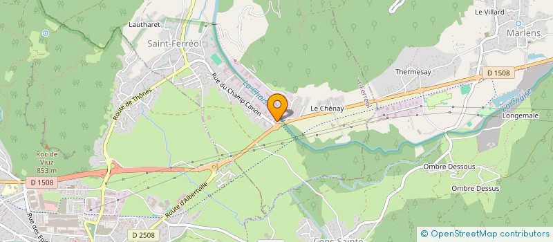 localisation de l'entreprise MB ANNECY  SAINT-FERREOL