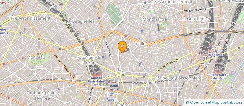 localisation de l'entreprise MB ART à PARIS