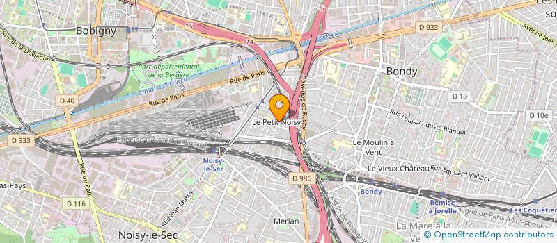 localisation de l'entreprise MB ARTISANALE MILAN. à NOISY-LE-SEC