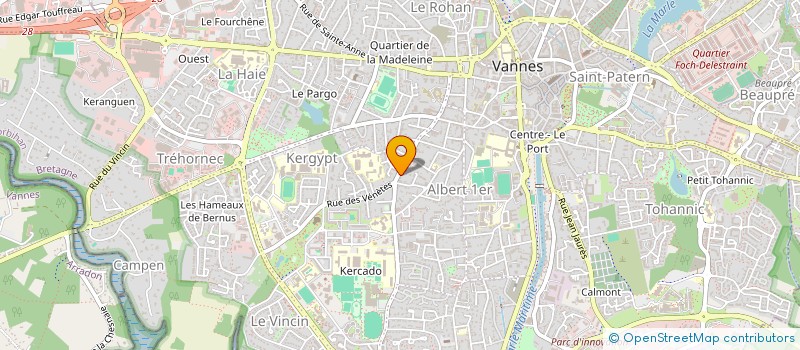 localisation de l'entreprise MB-ASSOCIES à VANNES